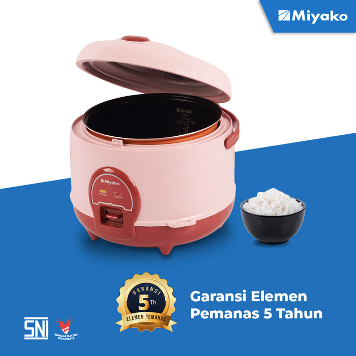 Miyako Rice Cooker Magic Warmer Plus 3 In 1 1,2 L - MCM-512C BH | MCM512C BH